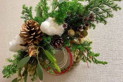 フラワーアレンジメント講座しました